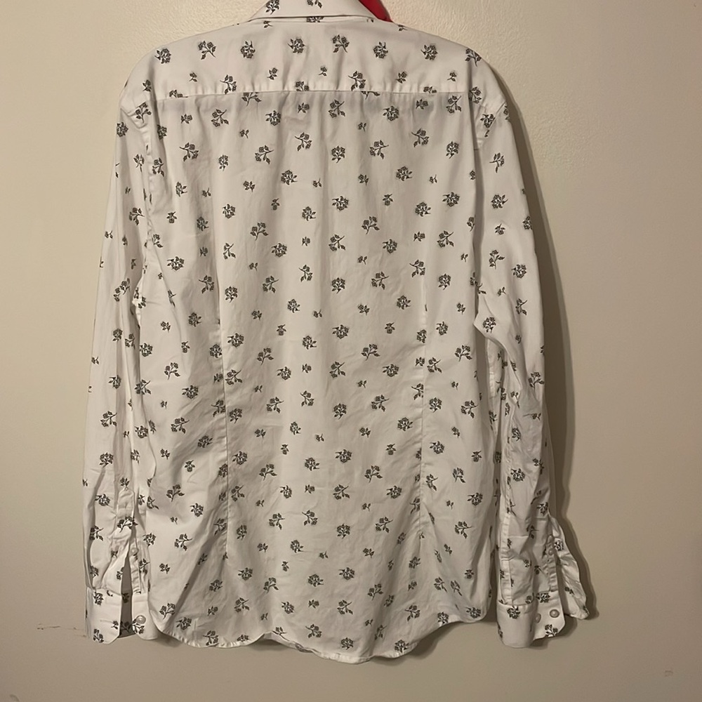 Express Flowered Button Up - image 2